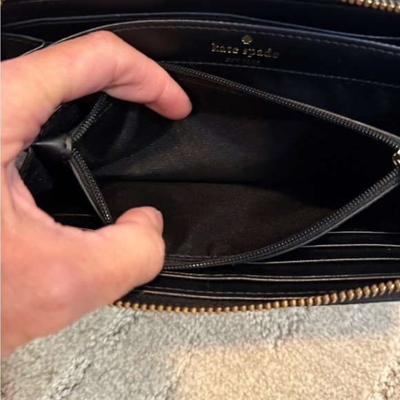 Kate Spade Cream and Black Polka Dot Wallet - Picture 8 of 14